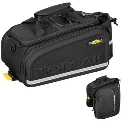 Topeak MTX 2.0 TrunkBag EXP Waterdichte fietstas met uittrekbare zijkanten, compatibel met alle MTX QuickTrack 2.0 bagagedragers, zwart Topeak MTX 2.0 TrunkBag EXP Waterdichte fietstas met uittrekbare zijkanten, compatibel met alle MTX QuickTrack 2.0 bagagedragers, zwart