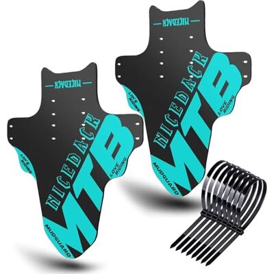 NICEDACK Mudguard Fit 2 stuks spatborden voor mountainbike 20-29 inch spatbescherming voor fiets NICEDACK Mudguard Fit 2 stuks spatborden voor mountainbike 20-29 inch spatbescherming voor fiets