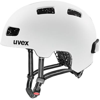 Uvex city 4, fietshelm, uniseks, volwassenen, wit Skyfall mat, 55-58 cm Uvex city 4, fietshelm, uniseks, volwassenen, wit Skyfall mat, 55-58 cm