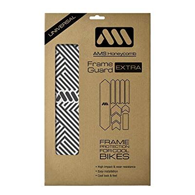All Mountain Style Uniseks framebescherming ter bescherming van je fiets tegen krassen en stoten, labyrint/zwart, maat XL All Mountain Style Uniseks framebescherming ter bescherming van je fiets tegen krassen en stoten, labyrint/zwart, maat XL