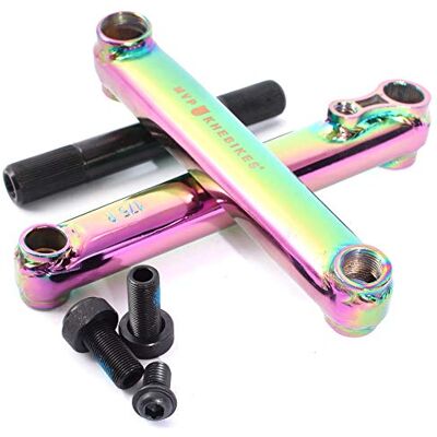 KHEbikes MVP V2 BMX trapas set 48 tanden CrMo 19 mm as olie slick 812 g 175 mm KHEbikes MVP V2 BMX trapas set 48 tanden CrMo 19 mm as olie slick 812 g 175 mm