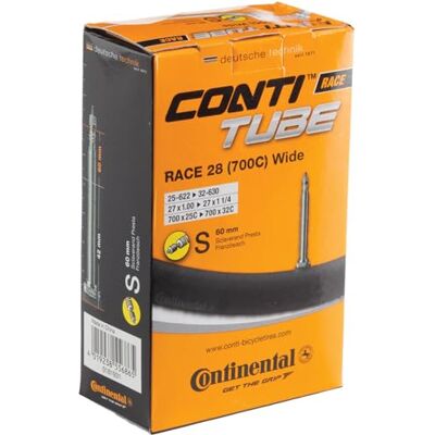 Continental R28 Training Presta Long Ventiel Binnenbuis Zwart, 700C x 25-32C/60mm Continental R28 Training Presta Long Ventiel Binnenbuis Zwart, 700C x 25-32C/60mm