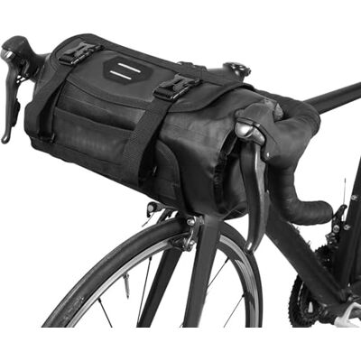 Lixada Fietstas, waterdicht, voor mountainbike, straat, MTB, fiets, voorframe, stuur, mand met ritssluiting, 3 l 7 l verstelbaar (zwart) Lixada Fietstas, waterdicht, voor mountainbike, straat, MTB, fiets, voorframe, stuur, mand met ritssluiting, 3 l 7 l verstelbaar (zwart)