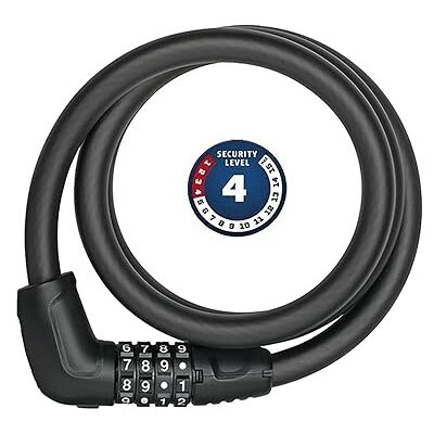 ABUS Tresor 6412C kabelslot individueel verstelbaar cijferslot staalkabel met kunststof coating veiligheidsniveau 4-85 cm ABUS Tresor 6412C kabelslot individueel verstelbaar cijferslot staalkabel met kunststof coating veiligheidsniveau 4-85 cm