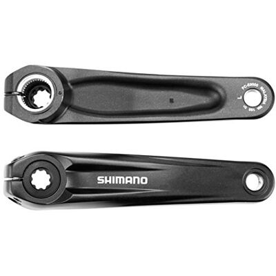 Shimano Steps crankset voor volwassenen, uniseks, zwart, 175 mm Shimano Steps crankset voor volwassenen, uniseks, zwart, 175 mm