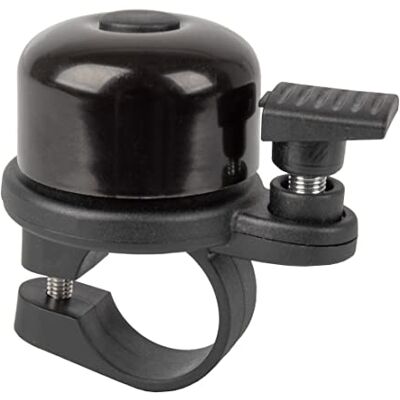Hama AirBell® Fietsbel voor Apple AirTag, AirTag-houder, AirTag-bevestiging, diefstalbeveiliging, tracking, 85 dB, diameter 2,2 cm, zwart Hama AirBell® Fietsbel voor Apple AirTag, AirTag-houder, AirTag-bevestiging, diefstalbeveiliging, tracking, 85 dB, diameter 2,2 cm, zwart