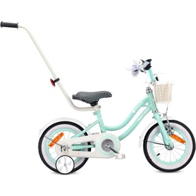 Sun Hart Bike Fiets voor een meisje 12 14 16 Inches, Kinderfiets 2-6 jaar, met duwstang, mand, bel barre de poussée, panier, sonnette, vélo enfant, aide à l'apprentissage, développe équilibre et coordination Sun Hart Bike Fiets voor een meisje 12 14 16 Inches, Kinderfiets 2-6 jaar, met duwstang, mand, bel barre de poussée, panier, sonnette, vélo enfant, aide à l'apprentissage, développe équilibre et coordination
