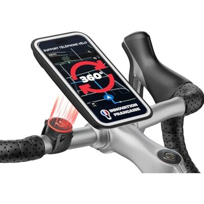 Shapeheart magnetische telefoonhouder voor fietsen, met afneembare waterdichte hoes, telefoonhouder voor motorfiets, fiets, scooter en mountainbike, universele accessoire Alle Smartphones Stuur en stuurpen 20-50 mm GPS MTB, VAE, Scooter Touchscree Shapeheart magnetische telefoonhouder voor fietsen, met afneembare waterdichte hoes, telefoonhouder voor motorfiets, fiets, scooter en mountainbike, universele accessoire Alle Smartphones Stuur en stuurpen 20-50 mm GPS MTB, VAE, Scooter Touchscree