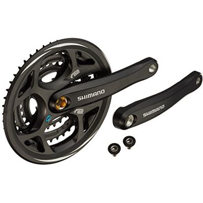 Shimano Altus FC-M311 Crankstel 48/38/28 Zwart 2018 MTB Shimano Altus FC-M311 Crankstel 48/38/28 Zwart 2018 MTB