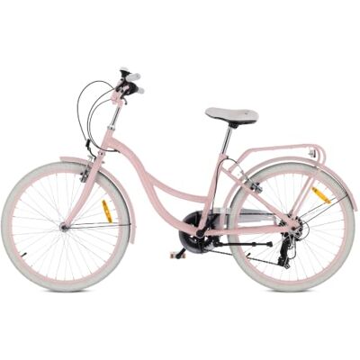 Sun FLOWER Bike Kinderfiets voor meisjes, 20 inch, Shimano 6 Voor kinderen van 6 tot 10 jaar, verstelbaar zadel en stuur Sun FLOWER Bike Kinderfiets voor meisjes, 20 inch, Shimano 6 Voor kinderen van 6 tot 10 jaar, verstelbaar zadel en stuur