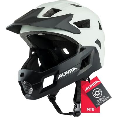 ALPINA RUPI Uniseks fietshelm voor jongeren, mat gebroken wit, 50-55 ALPINA RUPI Uniseks fietshelm voor jongeren, mat gebroken wit, 50-55