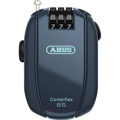 ABUS Combiflex StopOver-kabelslot voor het beveiligen van ski's, helm, kinderwagen en bagage, StopOver 65-65 cm lang, 1,2 mm dik, met cijfercode, blauw ABUS Combiflex StopOver-kabelslot voor het beveiligen van ski's, helm, kinderwagen en bagage, StopOver 65-65 cm lang, 1,2 mm dik, met cijfercode, blauw