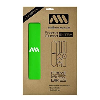All Mountain Style Uniseks framebescherming met hoge impact XL, groen/wit, XL All Mountain Style Uniseks framebescherming met hoge impact XL, groen/wit, XL