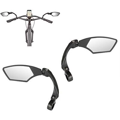 M-Wave Fietsspiegel voor volwassenen, zwart M-Wave Fietsspiegel voor volwassenen, zwart
