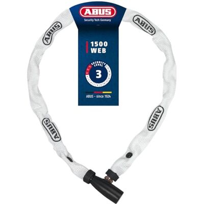ABUS Web 1500 Unisex hangslot, wit, 60 cm ABUS Web 1500 Unisex hangslot, wit, 60 cm