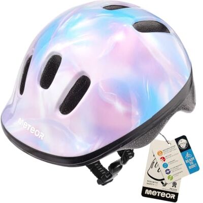 meteor Kinderfietshelm Helmet Rolschaatsen Skateboard BMX Kinderhelm Fietshelm Meisjes en Jongens Verstelbare Fietshelm meteor Kinderfietshelm Helmet Rolschaatsen Skateboard BMX Kinderhelm Fietshelm Meisjes en Jongens Verstelbare Fietshelm