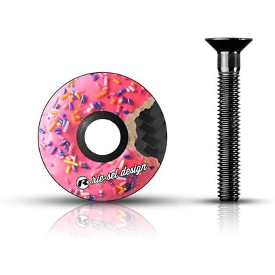 Rie:Sel Design Riesel Design Stem: Cap stuurdop uniseks Ahead aluminium schroefdop voor racefiets, gravel, cyclocross, mountainbike, voor alle vorkstangen van 1/18 inch Rie:Sel Design Riesel Design Stem: Cap stuurdop uniseks Ahead aluminium schroefdop voor racefiets, gravel, cyclocross, mountainbike, voor alle vorkstangen van 1/18 inch