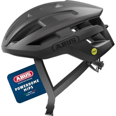 ABUS PowerDome Lichte racefietshelm met intelligent ventilatiesysteem en aerodynamisch profiel, gemaakt in Italië, voor dames en heren ABUS PowerDome Lichte racefietshelm met intelligent ventilatiesysteem en aerodynamisch profiel, gemaakt in Italië, voor dames en heren