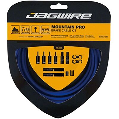 Jagwire PCK405 Kabel- en mantelset, uniseks, volwassenen, SID Blue Jagwire PCK405 Kabel- en mantelset, uniseks, volwassenen, SID Blue