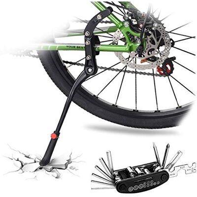DOBEN Mountainbike-standaard, verstelbaar, fietszijstandaard, kickstand voor fiets, 24-29 inch DOBEN Mountainbike-standaard, verstelbaar, fietszijstandaard, kickstand voor fiets, 24-29 inch