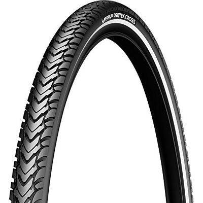 Michelin Fietsband Protek Cross TR 700x35c 37-622 zwart Reflex Michelin Fietsband Protek Cross TR 700x35c 37-622 zwart Reflex