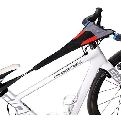 ROCKBROS Fietsnet voor hometrainer, accessoires voor hometrainer, bescherming voor fietsframe, zweetabsorber voor roltrainer ROCKBROS Fietsnet voor hometrainer, accessoires voor hometrainer, bescherming voor fietsframe, zweetabsorber voor roltrainer