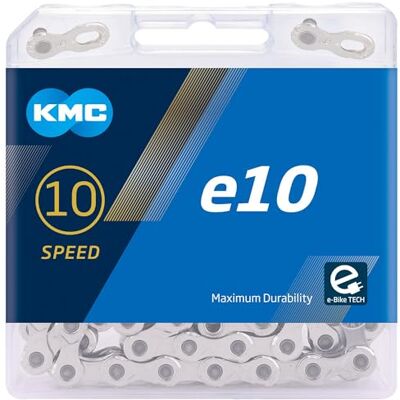 KMC Uniseks ketting E10, zilver, 122 schakels KMC Uniseks ketting E10, zilver, 122 schakels