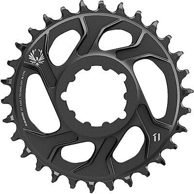 Sram X-Sync 2 3 mm direct gemonteerd aluminium koudgesmeed aluminium kettingring zwart 30T Sram X-Sync 2 3 mm direct gemonteerd aluminium koudgesmeed aluminium kettingring zwart 30T