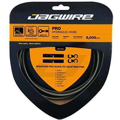 Jagwire Mountain Pro Hydraulische slangenset Carbon Zilver Jagwire Mountain Pro Hydraulische slangenset Carbon Zilver