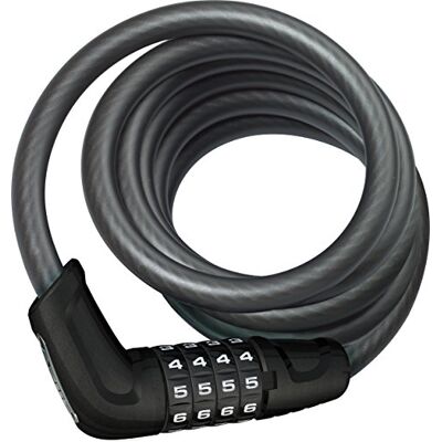 ABUS Tresor 6512C flexibel spiraalcombinatieslot van 12 mm dik, veiligheidsniveau 4-180 cm ABUS Tresor 6512C flexibel spiraalcombinatieslot van 12 mm dik, veiligheidsniveau 4-180 cm