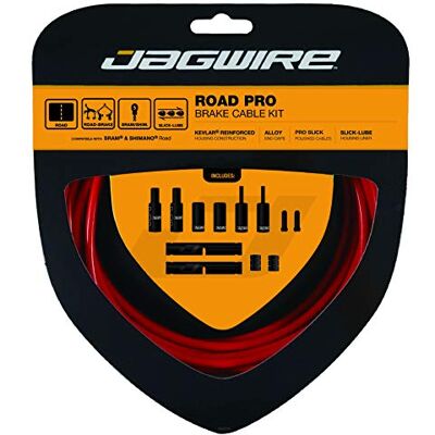 Jagwire PCK204 Kabel- en kabelset uniseks, volwassenen, rood Jagwire PCK204 Kabel- en kabelset uniseks, volwassenen, rood