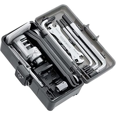 Topeak Doos met 30 functies voor volwassenen, uniseks, grijs, Eén maat Topeak Doos met 30 functies voor volwassenen, uniseks, grijs, Eén maat