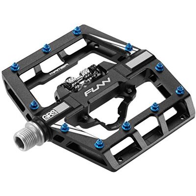 FUNN Mamba MTB-pedalen zonder clip, eenzijdige clip, compatibel met SPD-noppen, 9/16 inch CrMo as voor mountainbike/BMX/Gravel FUNN Mamba MTB-pedalen zonder clip, eenzijdige clip, compatibel met SPD-noppen, 9/16 inch CrMo as voor mountainbike/BMX/Gravel