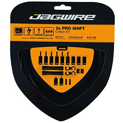 Jagwire PCK500 kabel- en mantelset, uniseks, volwassenen, zwart, eenheidsmaat Jagwire PCK500 kabel- en mantelset, uniseks, volwassenen, zwart, eenheidsmaat