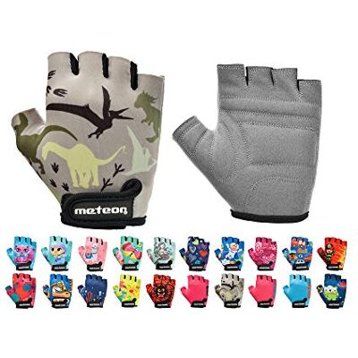 meteor Fietshandschoenen voor kinderen, jongens, meisjes, fietsen, mountainbike, halve vingers, antislip, sporthandschoenen, schokbestendig, ademend, kort, voor fiets, scooter meteor Fietshandschoenen voor kinderen, jongens, meisjes, fietsen, mountainbike, halve vingers, antislip, sporthandschoenen, schokbestendig, ademend, kort, voor fiets, scooter