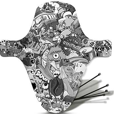 Rie:Sel Design Riesel Design 1 Mudguard spatbord Kol:OSS XL MTB spatbord met kabelbinders/stijlvol spatbord voor mountainbike/mountainbike spatbord als spatbescherming voor alle wielmaten Rie:Sel Design Riesel Design 1 Mudguard spatbord Kol:OSS XL MTB spatbord met kabelbinders/stijlvol spatbord voor mountainbike/mountainbike spatbord als spatbescherming voor alle wielmaten