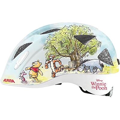 ALPINA Uniseks kinderen, XIMO Disney fietshelm, Winnie Pooh gloss, 45-49 cm ALPINA Uniseks kinderen, XIMO Disney fietshelm, Winnie Pooh gloss, 45-49 cm