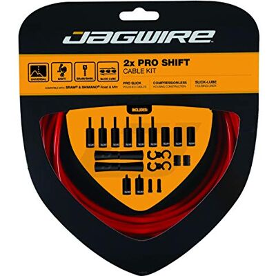 Jagwire PCK504 Kabel- en mantelset, uniseks, volwassenen, rood Jagwire PCK504 Kabel- en mantelset, uniseks, volwassenen, rood