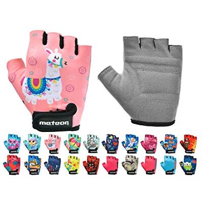 meteor Fietshandschoenen voor kinderen, jongens, meisjes, fietsen, mountainbike, halve vingers, antislip, sporthandschoenen, schokbestendig, ademend, kort, voor fiets, scooter meteor Fietshandschoenen voor kinderen, jongens, meisjes, fietsen, mountainbike, halve vingers, antislip, sporthandschoenen, schokbestendig, ademend, kort, voor fiets, scooter