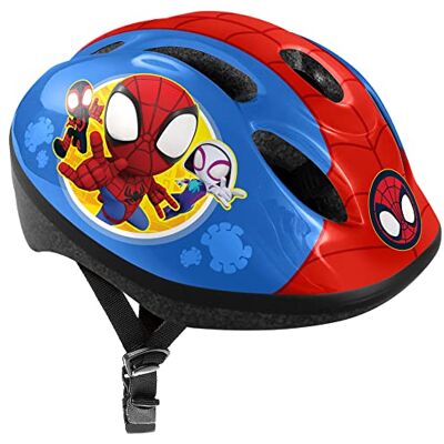 Stamp Fietshelm S Spidey Jeugd Unisex, Blauw/Rood, Maat S Stamp Fietshelm S Spidey Jeugd Unisex, Blauw/Rood, Maat S