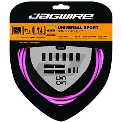 Jagwire Universal Sport Remset, kabel/ommanteling, uniseks, volwassenen, roze Jagwire Universal Sport Remset, kabel/ommanteling, uniseks, volwassenen, roze