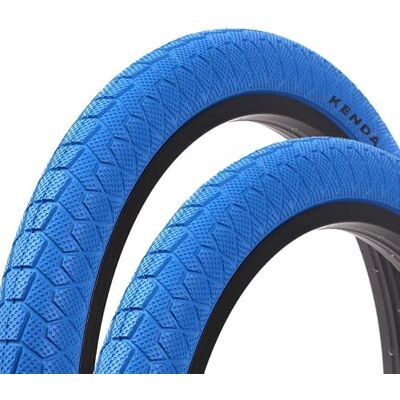 KHEbikes Kenda BMX banden 20 x 1,95 inch 610 g banden sportief design park & street blauw 1 paar KHEbikes Kenda BMX banden 20 x 1,95 inch 610 g banden sportief design park & street blauw 1 paar