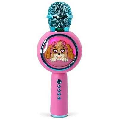 OTL Technologies PAW Patrol Skye karaoke-microfoon met draadloze luidspreker en ledlampen OTL Technologies PAW Patrol Skye karaoke-microfoon met draadloze luidspreker en ledlampen