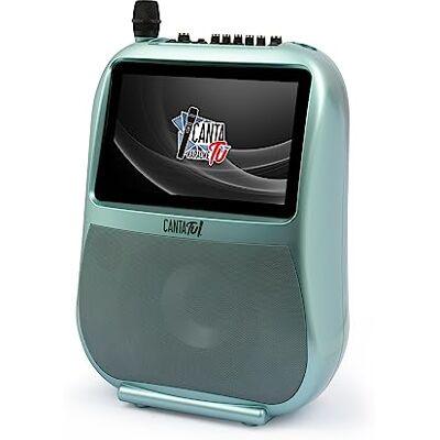 CANTA TU KARAOKE Canta TU CTC10100 Draagbaar audio- en videosysteem voor overal plezier, inclusief draadloze microfoon, voor leeftijden vanaf 8 jaar CANTA TU KARAOKE Canta TU CTC10100 Draagbaar audio- en videosysteem voor overal plezier, inclusief draadloze microfoon, voor leeftijden vanaf 8 jaar