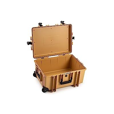 B&W Desert Tan Outdoor transportkoffer type 6800 waterdicht conform IP67-certificering, stofdicht, onbreekbaar en onverwoestbaar, Desert Tan, type 6800 B&W Desert Tan Outdoor transportkoffer type 6800 waterdicht conform IP67-certificering, stofdicht, onbreekbaar en onverwoestbaar, Desert Tan, type 6800