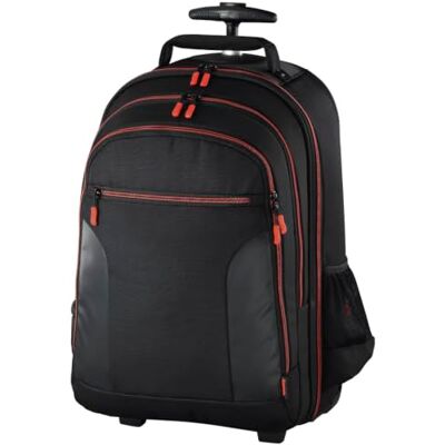 Hama Miami Universele trolleykoffer met laptopvak, zwart/rood Hama Miami Universele trolleykoffer met laptopvak, zwart/rood