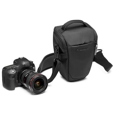 Manfrotto Advanced Holster M III, hybride cameratas met lens, cameratas met statiefbevestiging en regenbeschermhoes, fotografie-accessoires Manfrotto Advanced Holster M III, hybride cameratas met lens, cameratas met statiefbevestiging en regenbeschermhoes, fotografie-accessoires