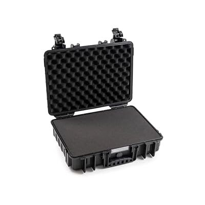 B&W Valise multifonction d'extérieur 5040 (PP.162) noire Avec mousse cubique Étanche (IP67), résistante à la poussière, aux chocs, extrêmement robuste B&W Valise multifonction d'extérieur 5040 (PP.162) noire Avec mousse cubique Étanche (IP67), résistante à la poussière, aux chocs, extrêmement robuste