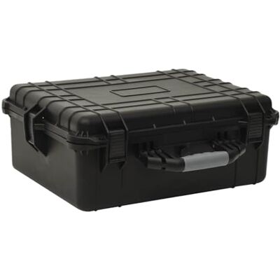 vidaXL Draagbare vliegkoffer, zwart, 55 x 43 x 21 cm, PP vidaXL Draagbare vliegkoffer, zwart, 55 x 43 x 21 cm, PP