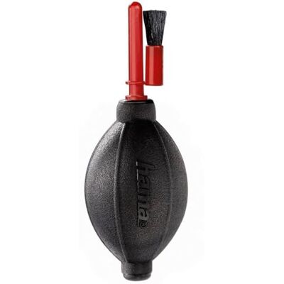 Hama Camera-balg (Air Blower met kwast, accessoire voor het reinigen van lens, sensor, DSLR, enz.) Rood/zwart Hama Camera-balg (Air Blower met kwast, accessoire voor het reinigen van lens, sensor, DSLR, enz.) Rood/zwart